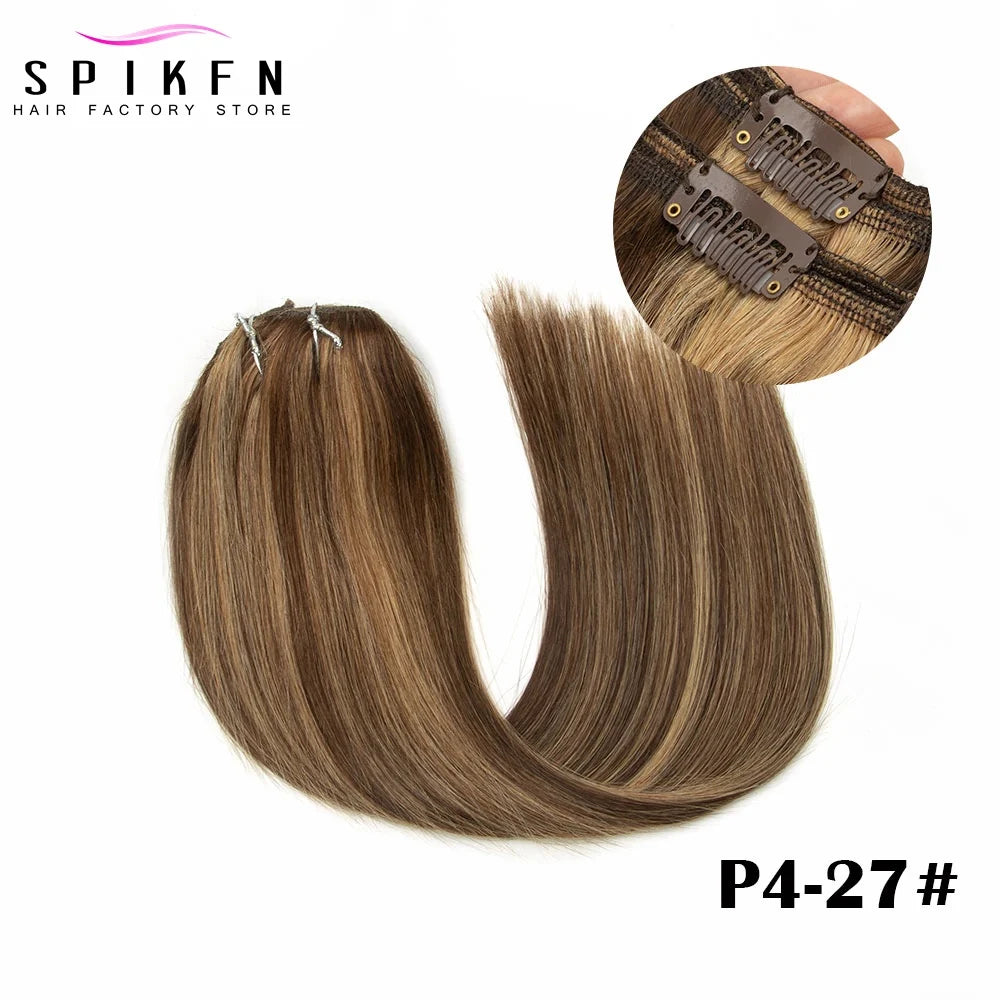 Straight 100% Human Hair Clip Ins - Various Options Available