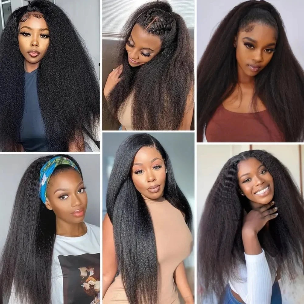 Yaki Straight Invisible Skin Weft 100% Remy Human Hair Natural Color Tape Ins