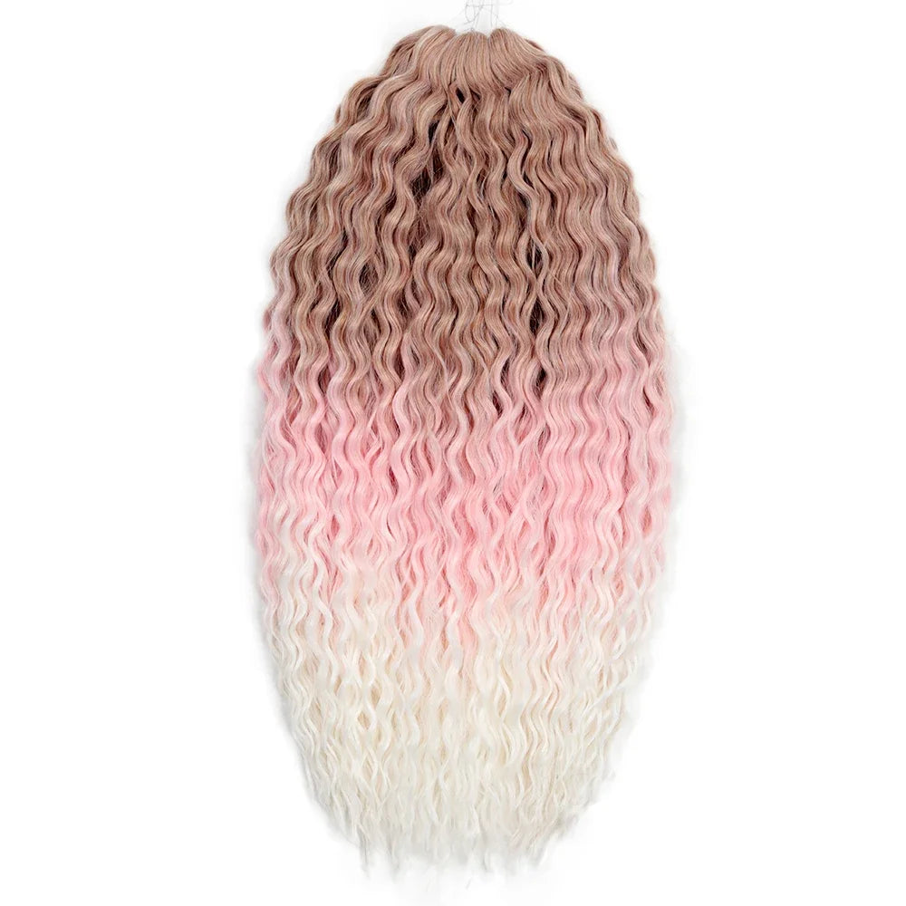 Water Wave Synthetic Crochet Hair - Various Colors Available
