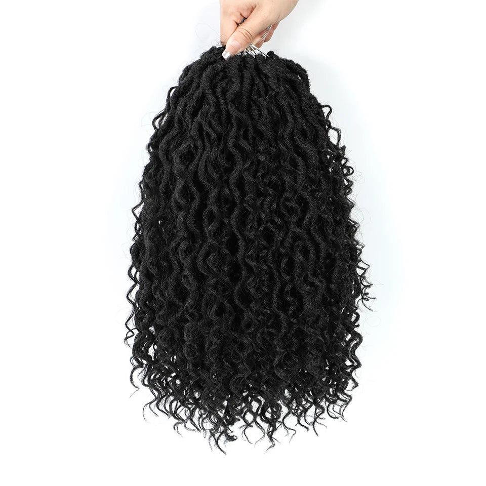 Faux Goddess Locs Synthetic Crochet Hair - Pre Looped