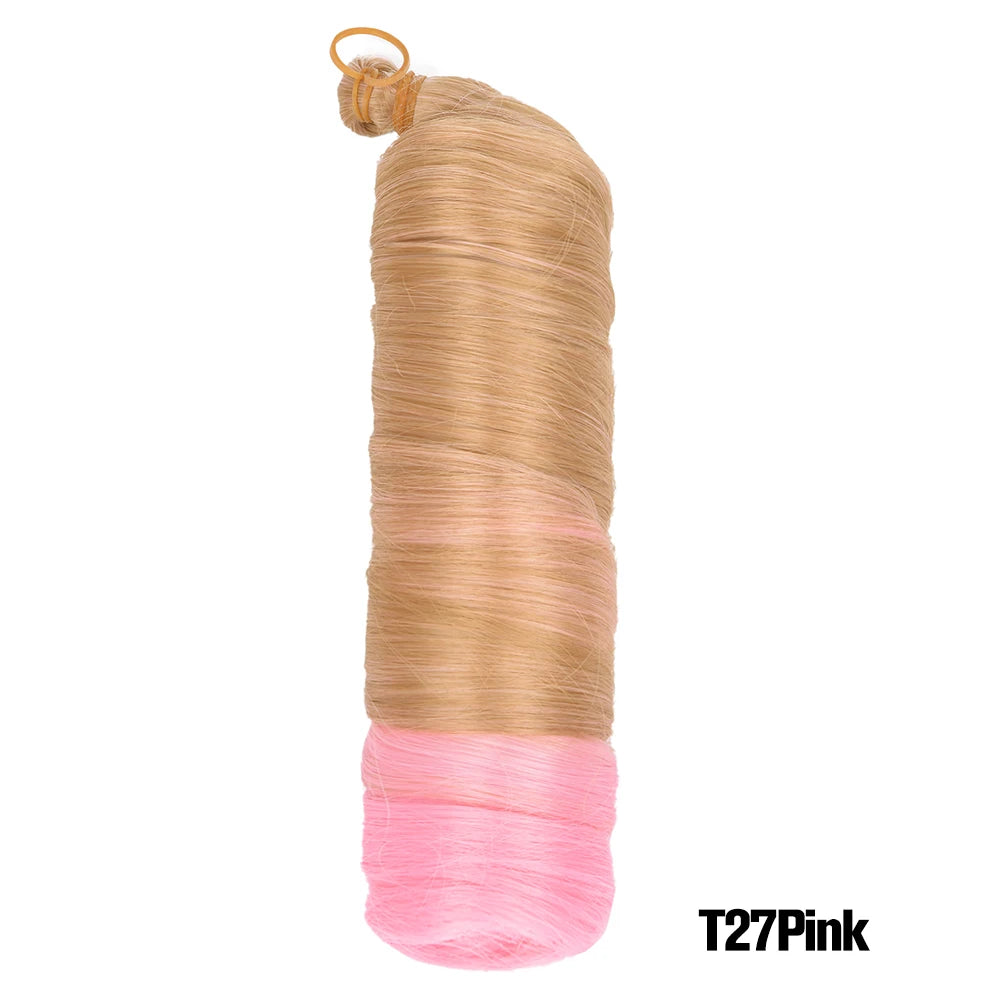 Loose French Spiral Curl Synthetic Pre-Stretched Braiding Hair