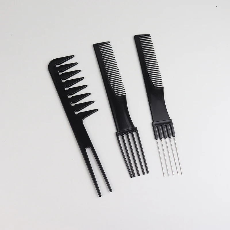 10pc Black Hair Comb Set