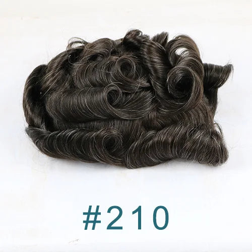 Thin 0.03mm Skin Natural Hairline Vlooped 100% Human Hair Replacement System (Toupee) Various Colors Available