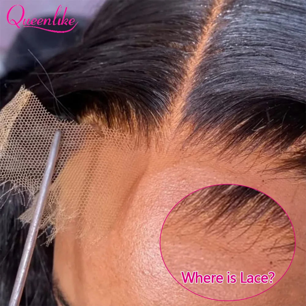 Straight Human Hair HD Invisible Lace Frontal Wig