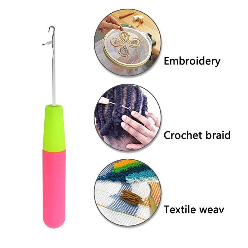 Plastic Crochet Hook Tool for Hair - Other Options Available