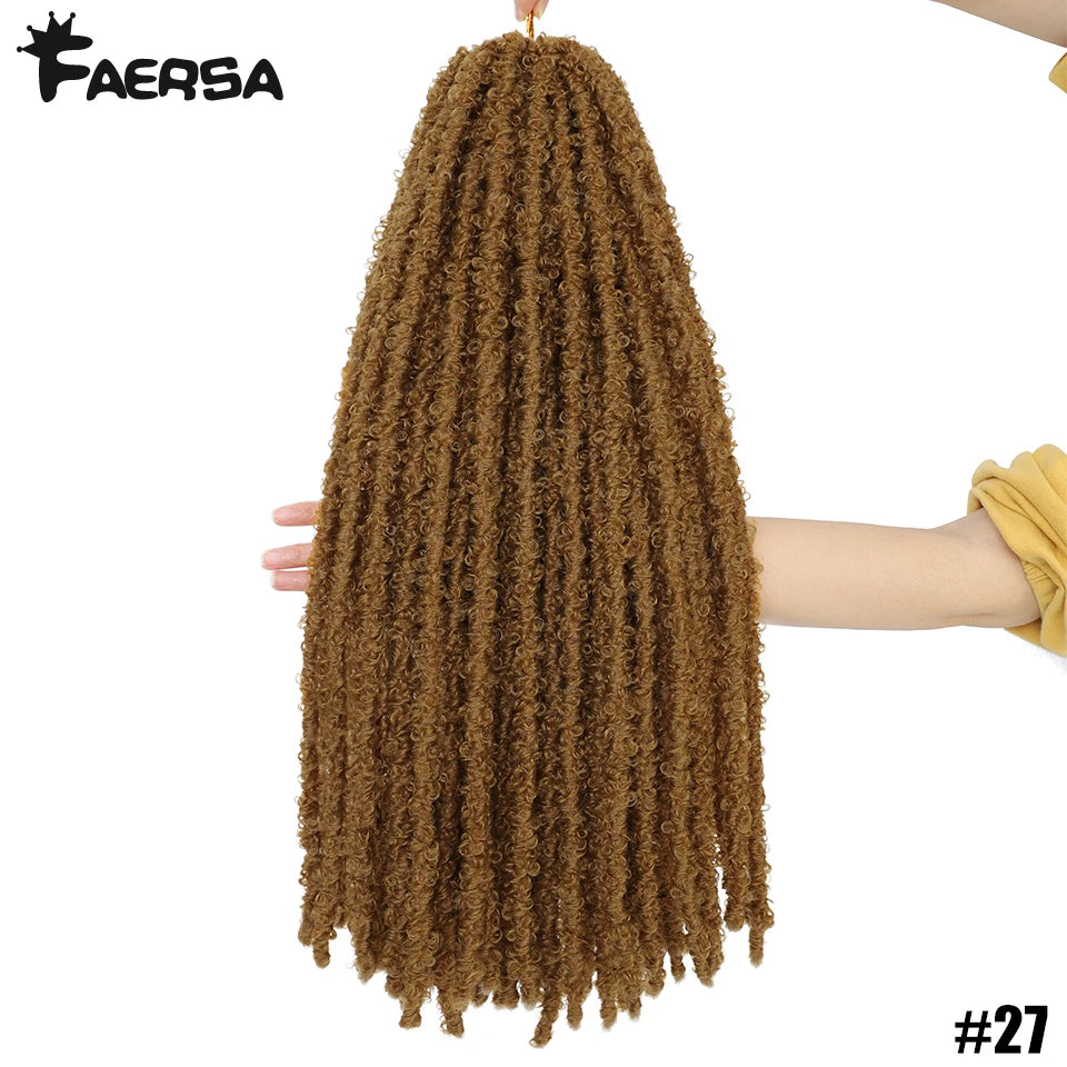 Butterfly Locs Crochet Synthetic Hair - Various Colors Available