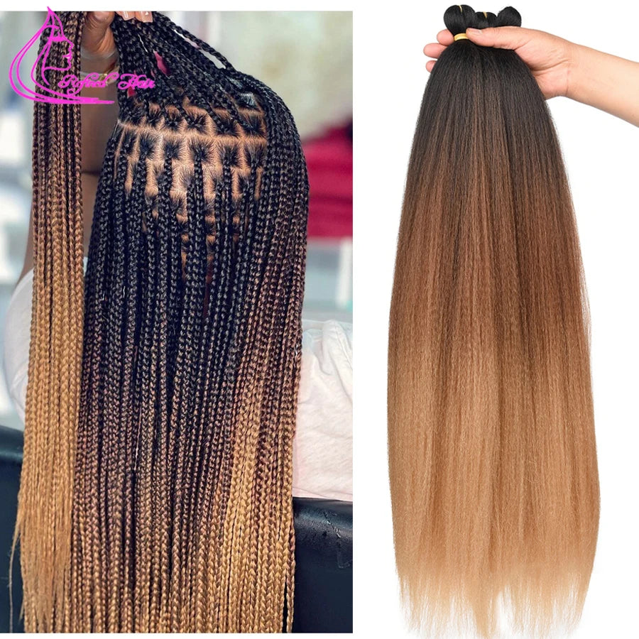 Refined Hair Pre stretched EZ Braid Synthetic - Various Colors Available