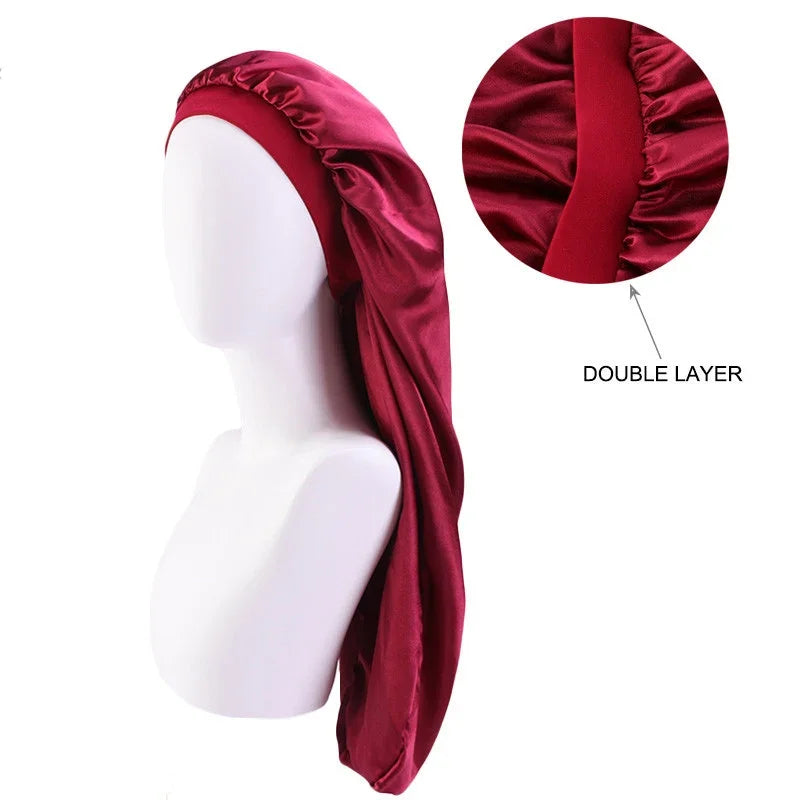 Unisex Elastic Bonnet  for Long Hair
