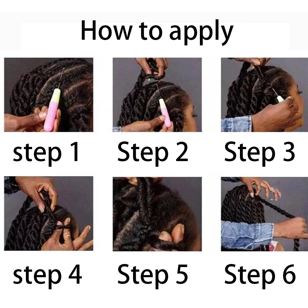 24 Inch Senegalese Twist Synthetic Crochet Braids - Various Colors Available
