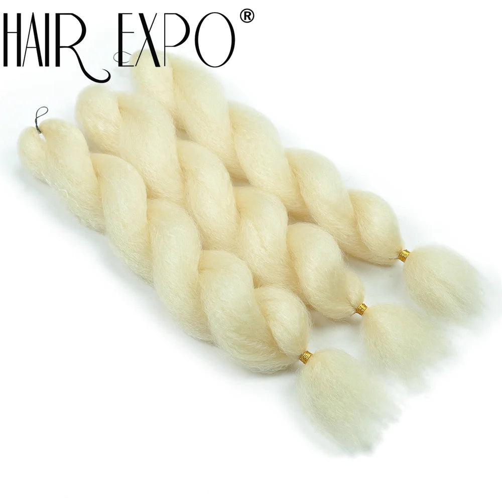 26Inch Yaki Straight Braiding Synthetic Hair - Various Colors Available