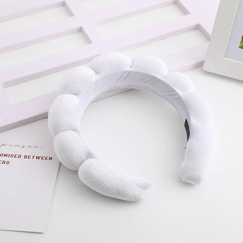 Women's TerryCloth Spa Puffy Sponge Headbands
