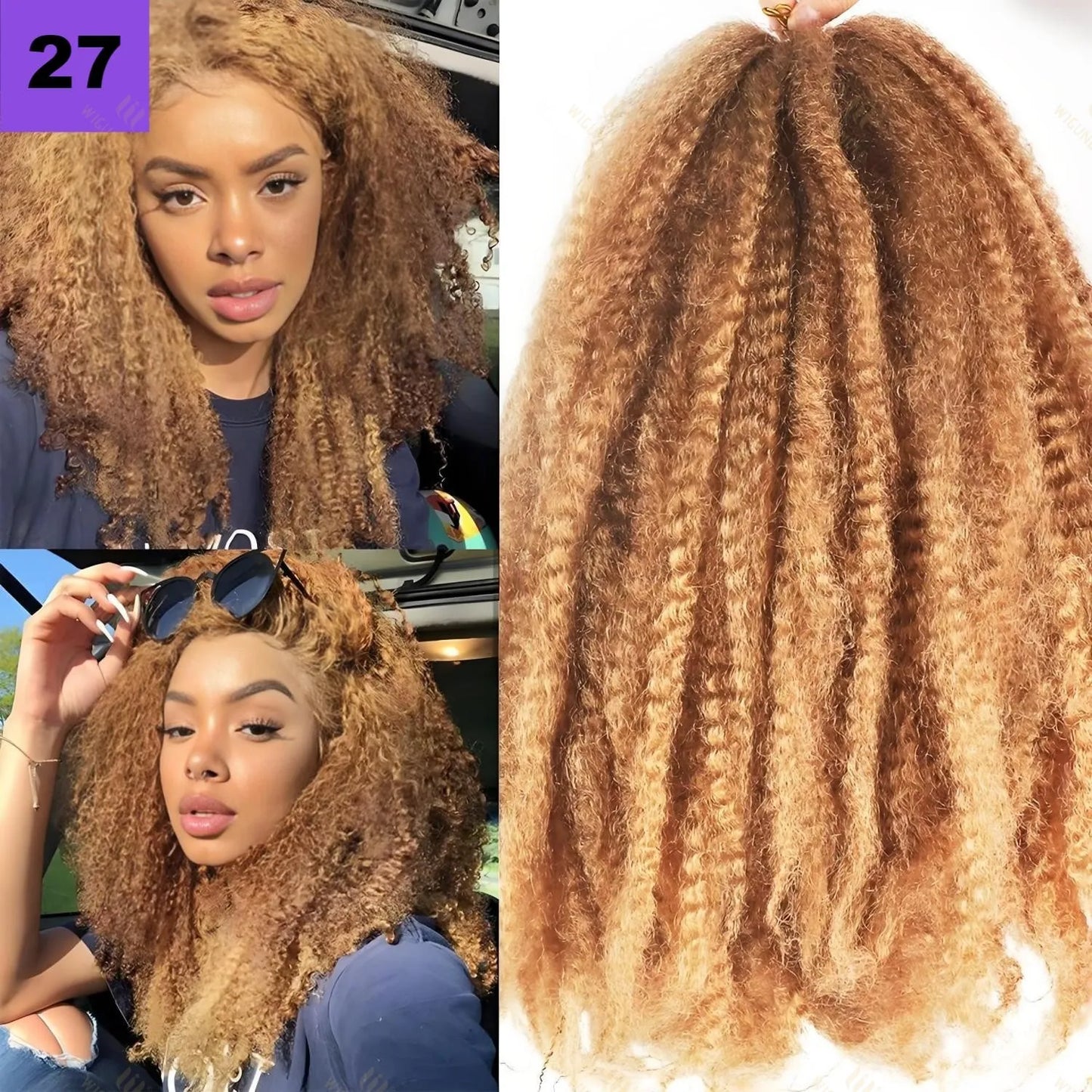 Marley Twists Synthetic Braiding/Crochet Hair - Various Colors Available