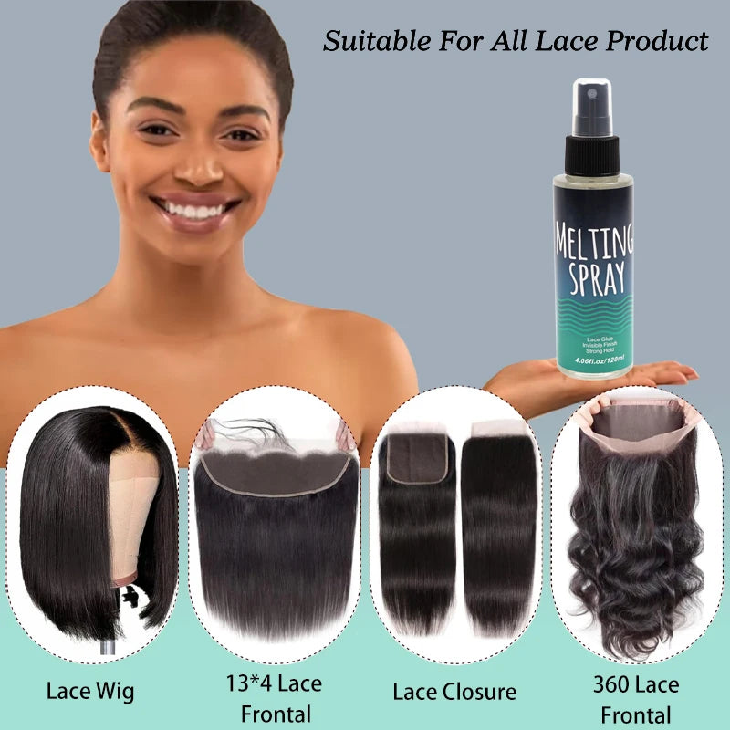 120Ml Lace Melting Sprays; Seamless Finish