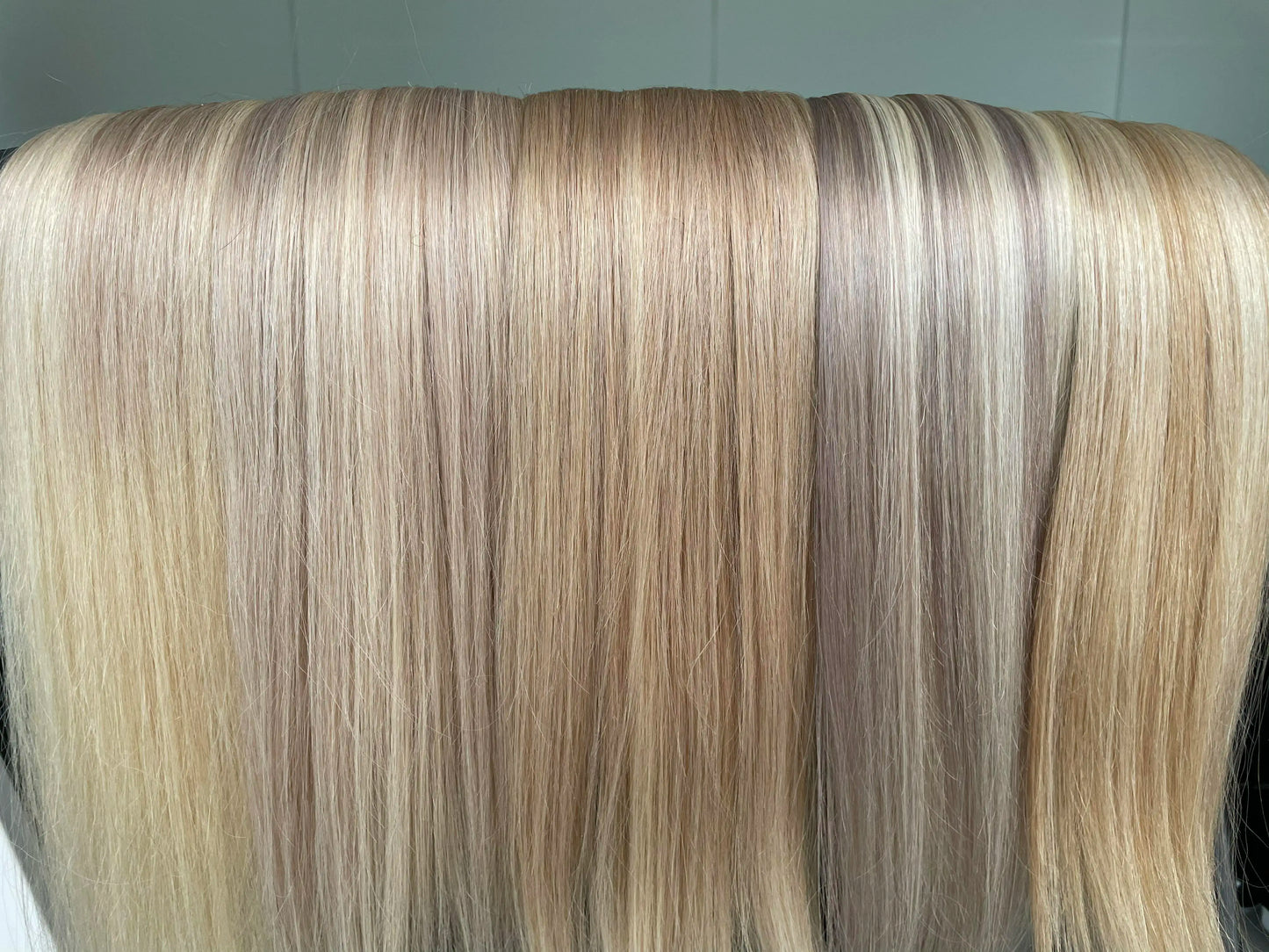 Full Shine Straight Human Hair 3pc Clip in Hair Extensions  - Various Colors Available