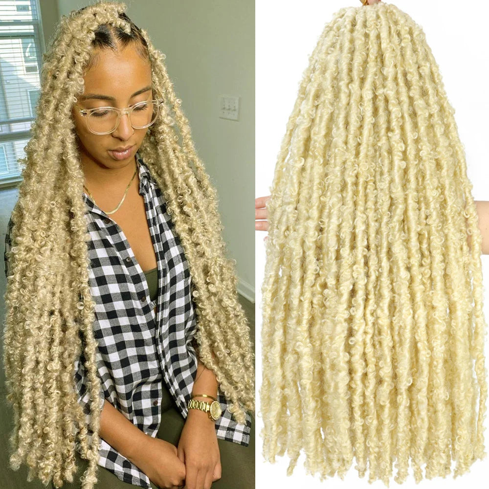Butterfly Locs Synthetic Crochet Hair - Various Colors Available