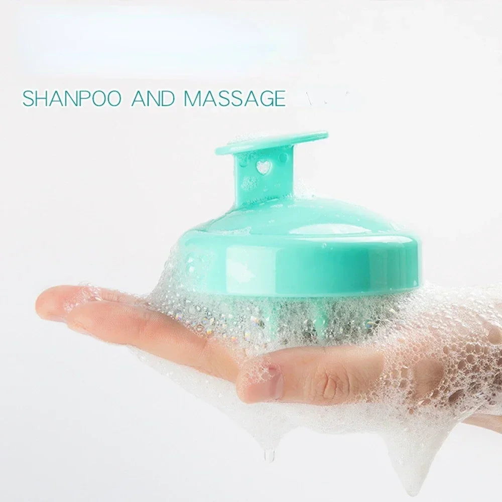 1pc Silicone Shampoo Brush Head Scalp Massage