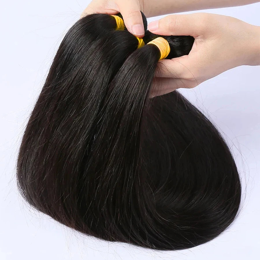 Silky Straight 100% Human Hair Bundles