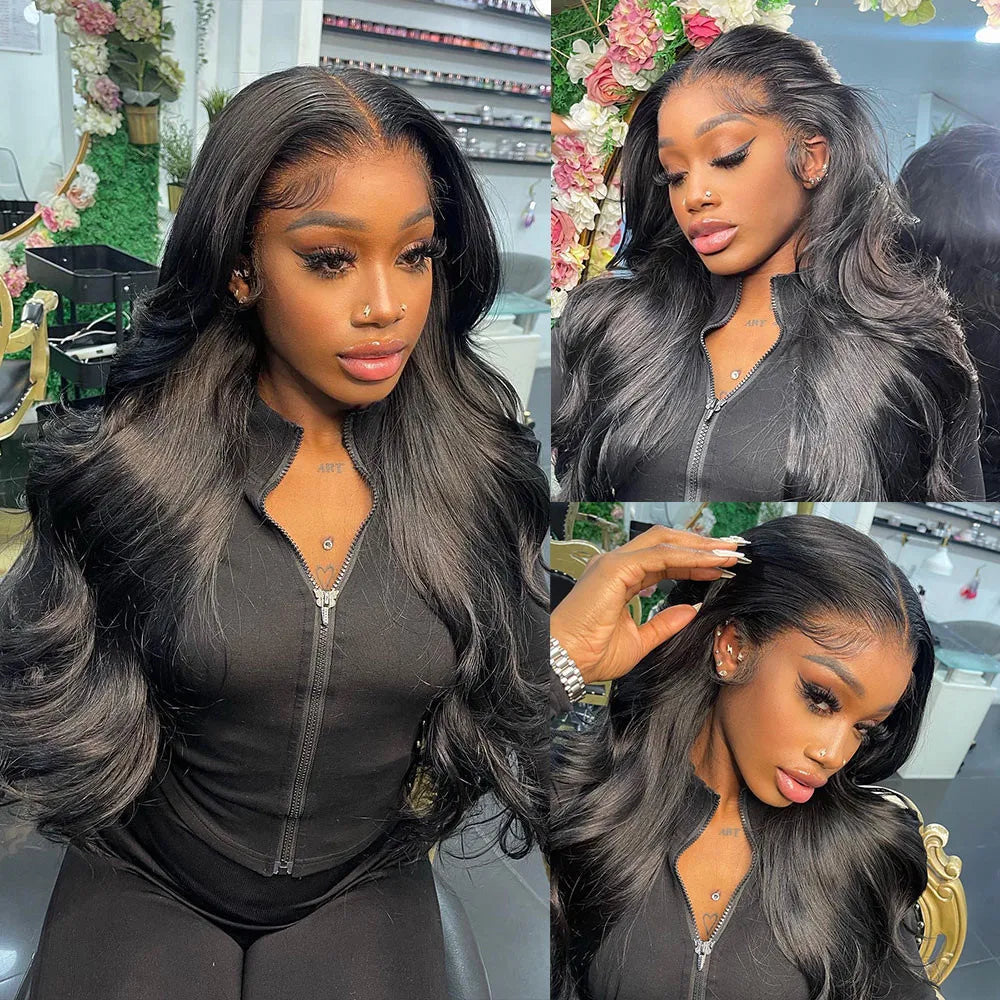 Body Wave Glueless Human Hair Pre Cut Lace Wig