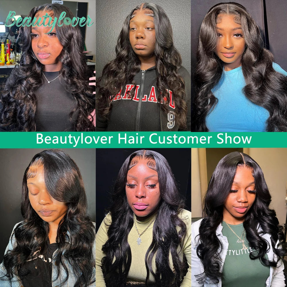 Body Wave Transparent Lace Closure With Baby Hair - Human Hair - Various sizes