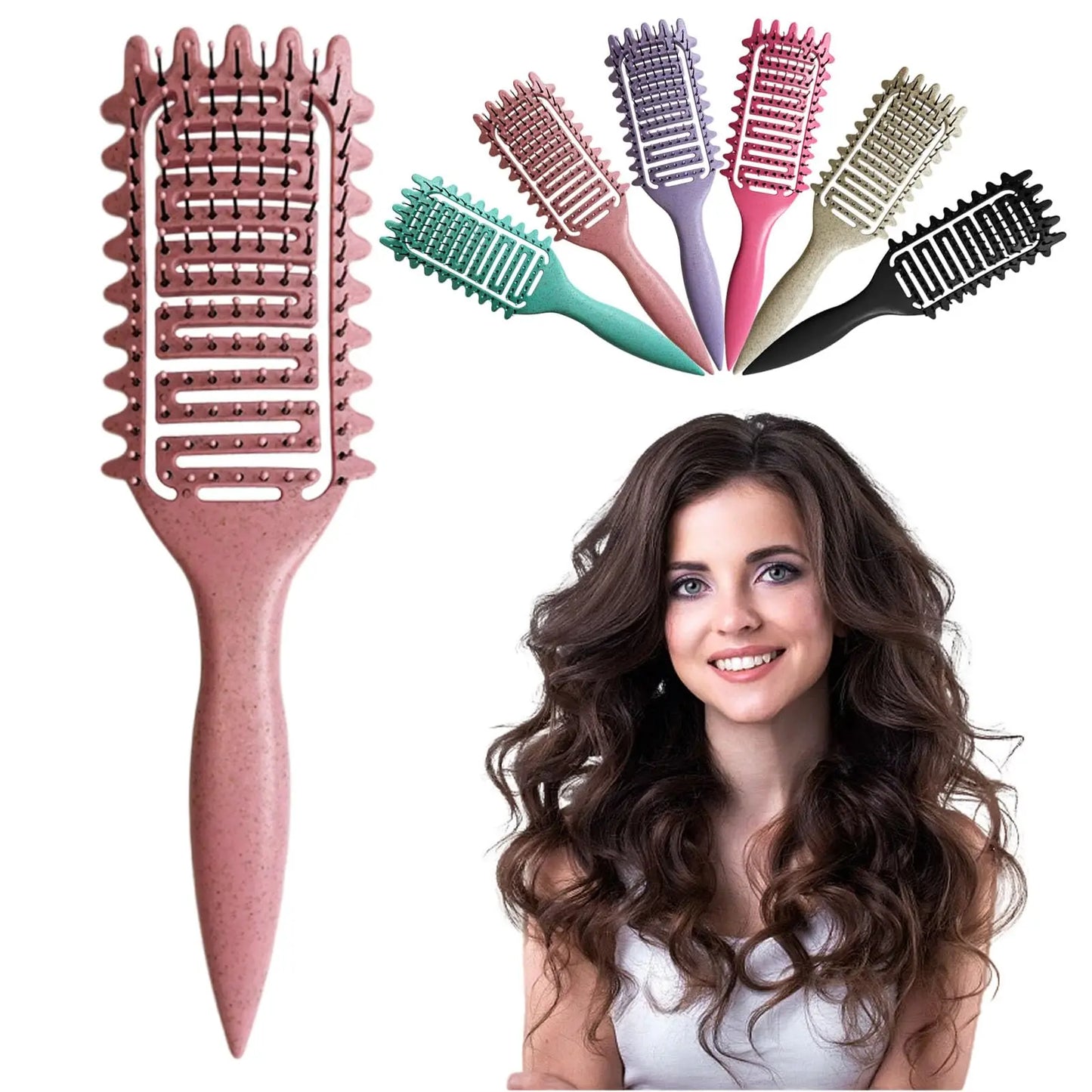 Multi-purpose Hair Styling Brush - Various Colors Available