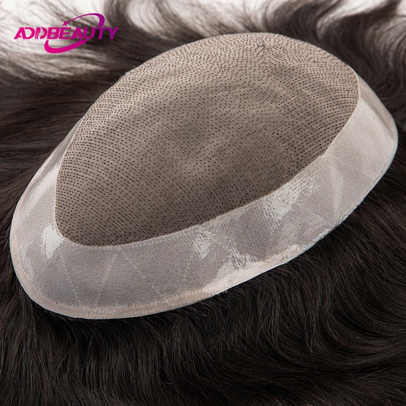 Hair Replacement System (Toupee) Human Hair Fine Mono NPU - Hair Pattern Variations Available