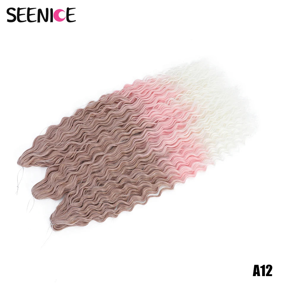 Synthetic Water Wave Twist Crochet Hair - Various Colors Available