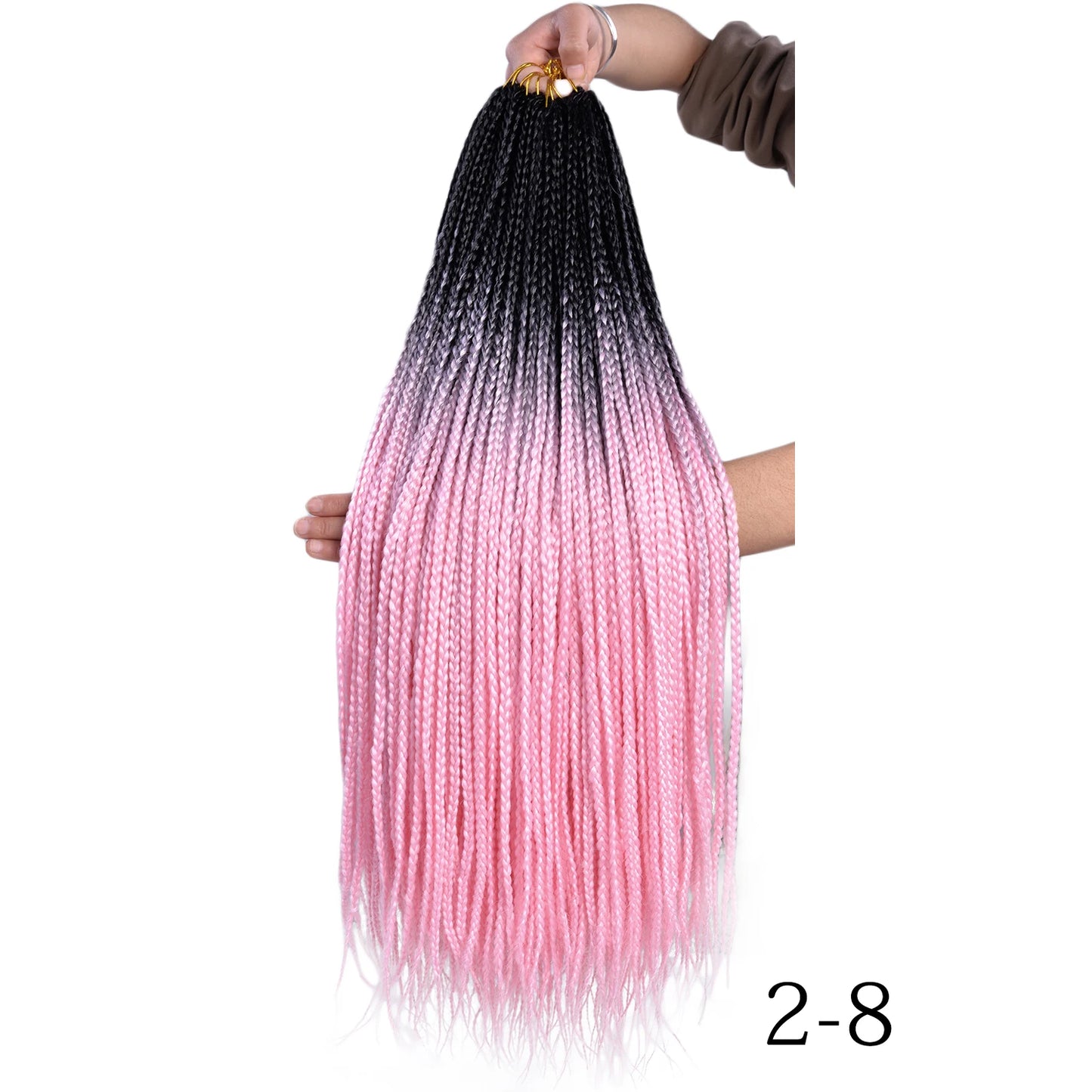 Synthetic Long Pre-Looped Box Braids Crochet Hair