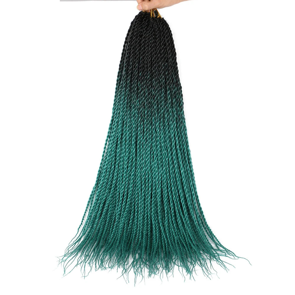 Synthetic Long Pre-Looped Box Braids Crochet Hair