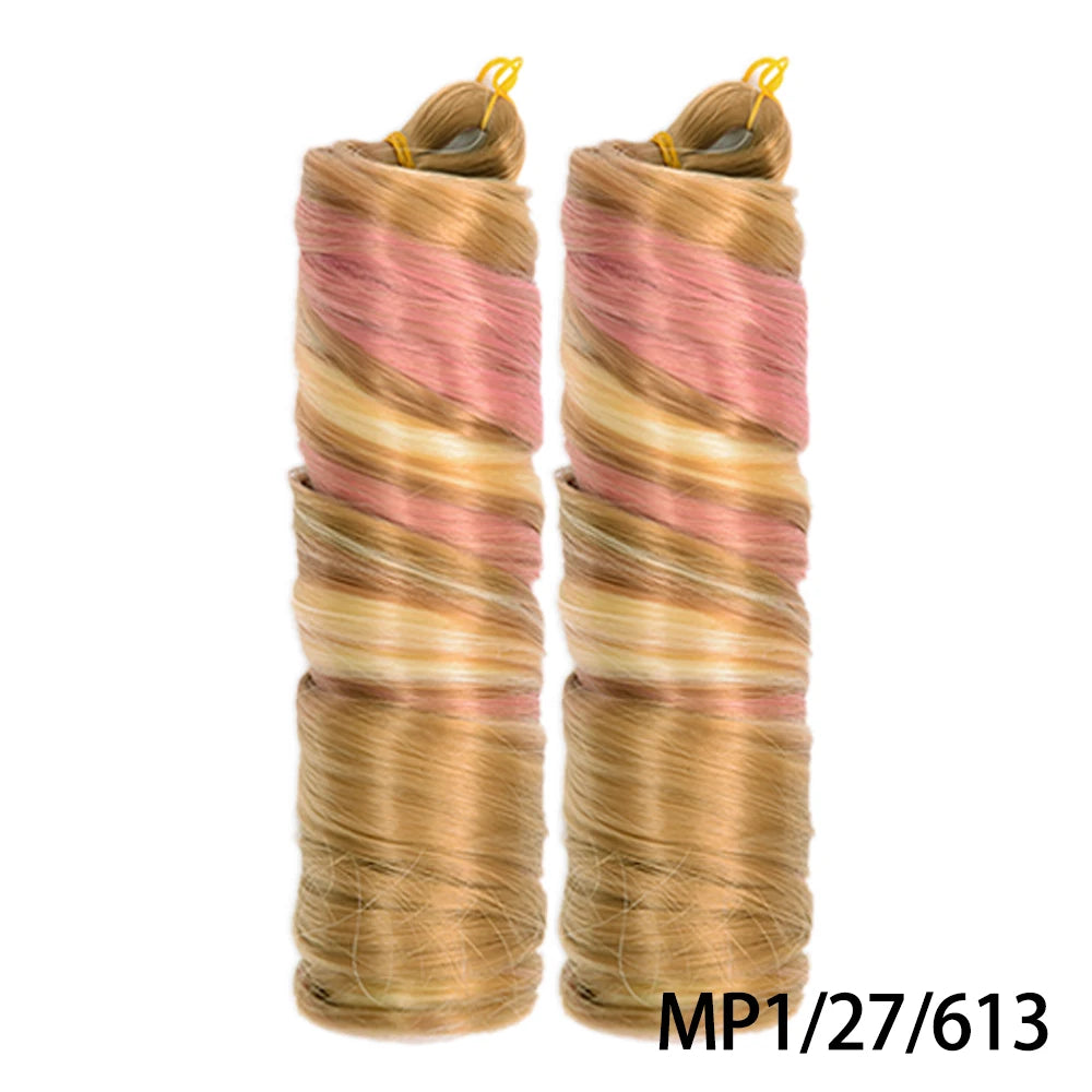 Loose French Spiral Curl Synthetic Pre-Stretched Braiding Hair