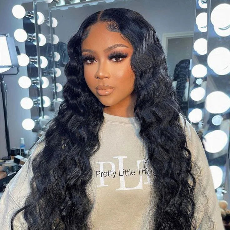 Loose Deep Water Wave - Glueless HD Lace Frontal Ready To Wear Human Hair Wig