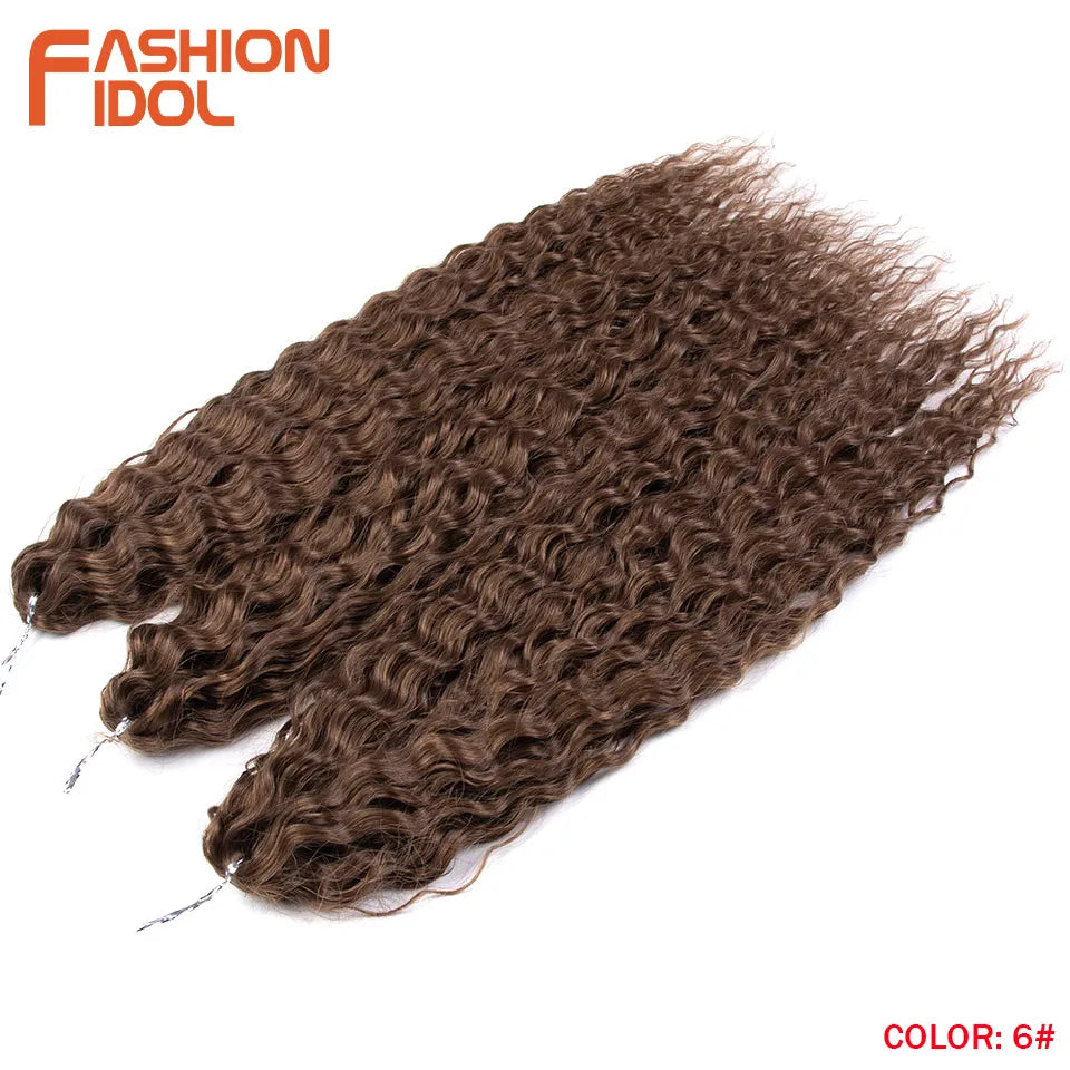 Water Wave Synthetic Crochet Hair - Various Colors Available