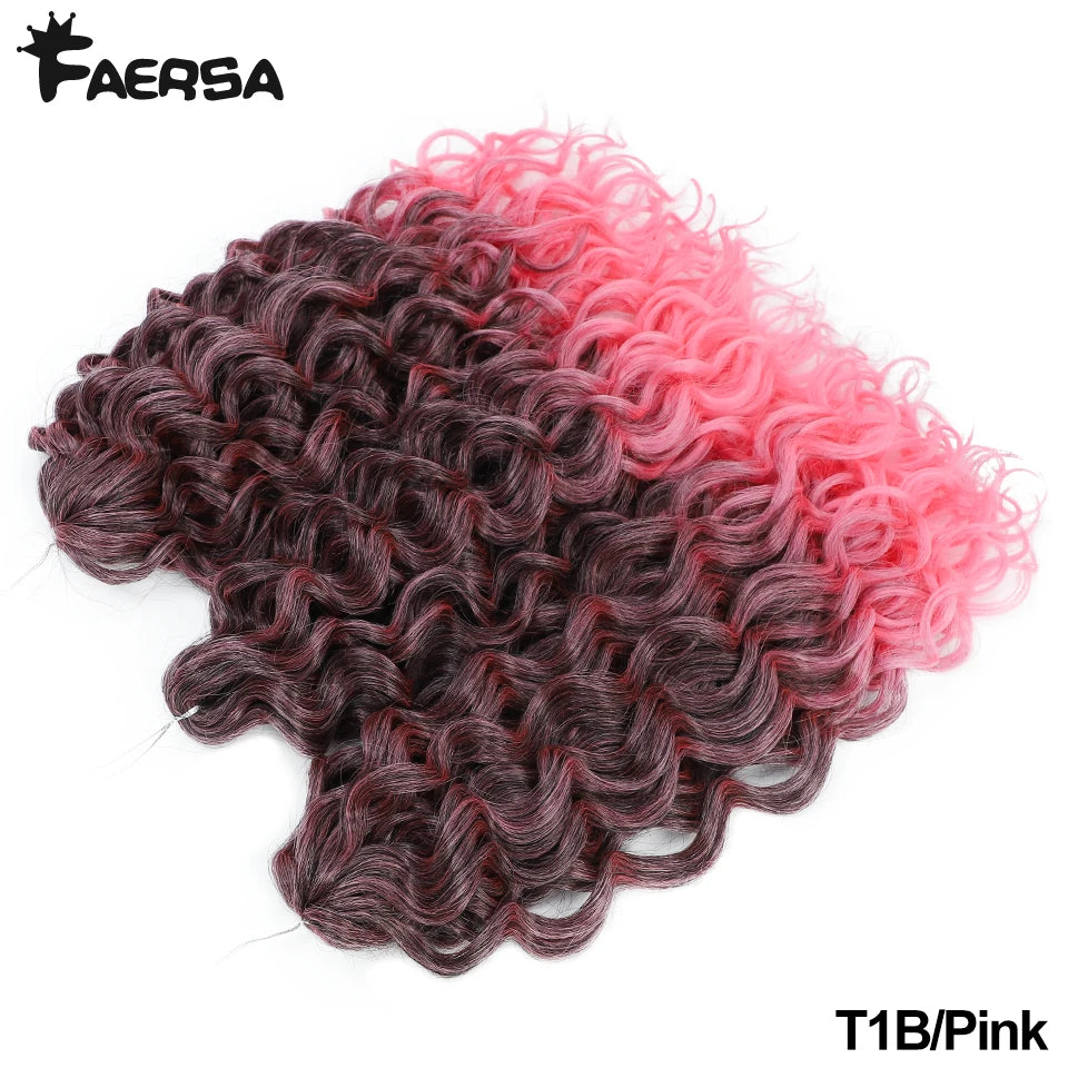 Deep Wavy Twist Synthetic Crochet Hair