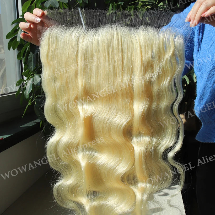 Body Wave 613 Blonde Ultra Thin HD Transparent Lace Frontal Deep Part