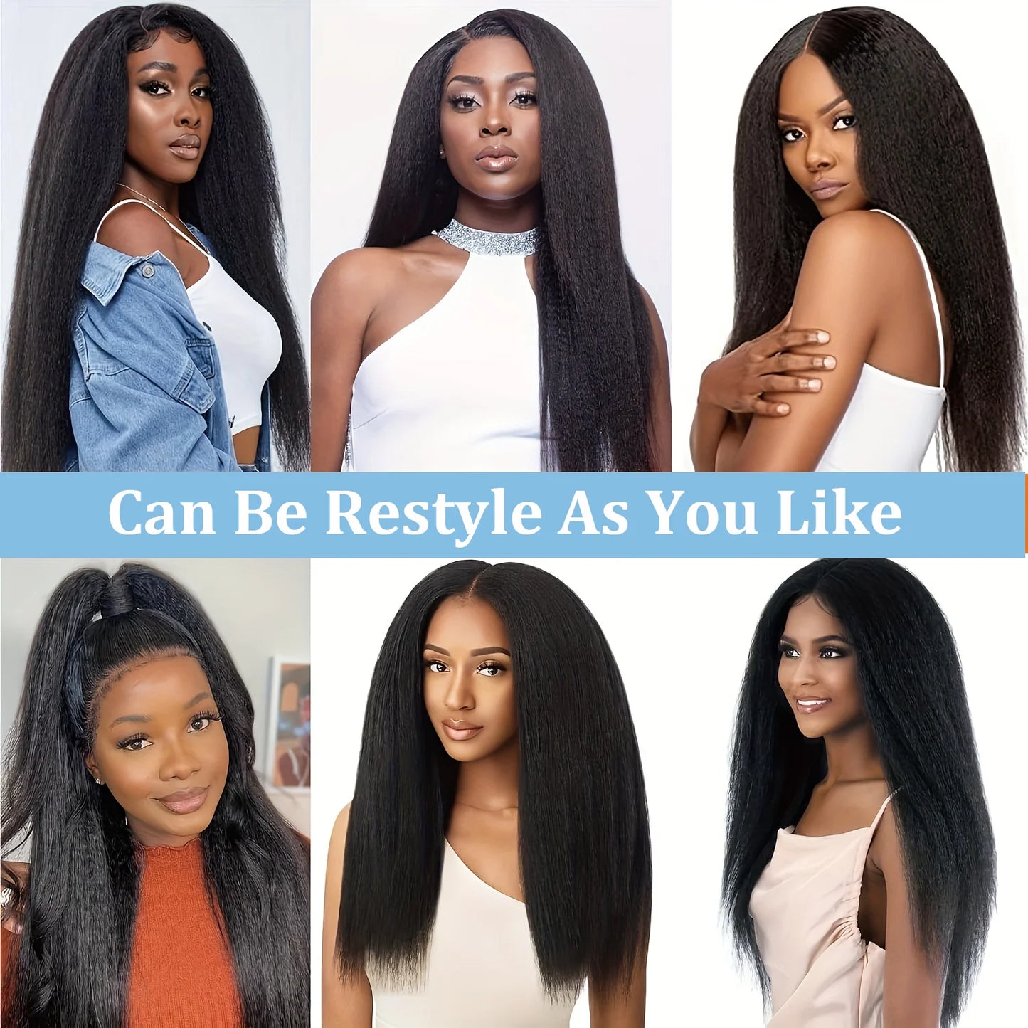 Yaki Remy Straight 100% Human Hair Clip Ins
