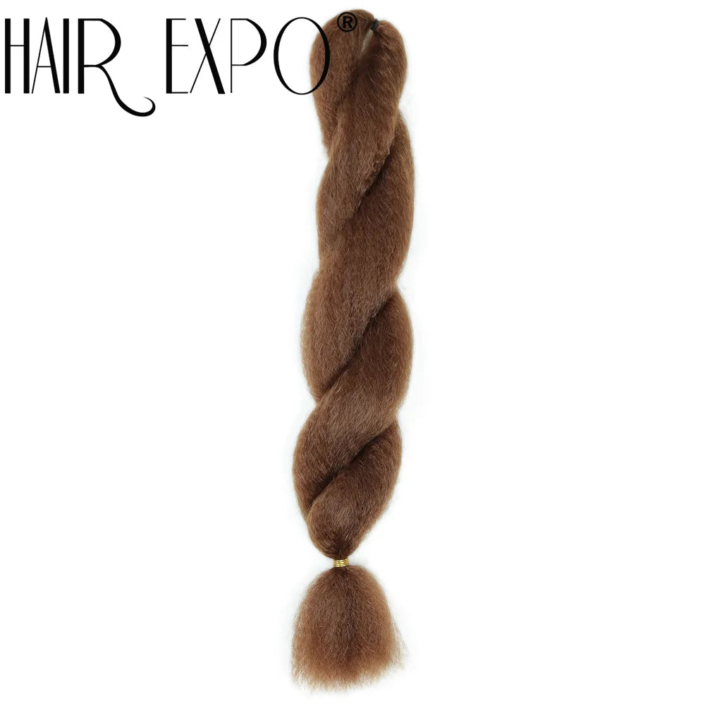 26Inch Yaki Straight Braiding Synthetic Hair - Various Colors Available