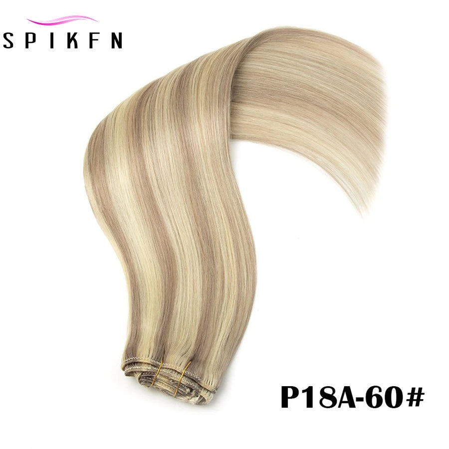 Straight 100% Human Hair Clip Ins - Various Options Available