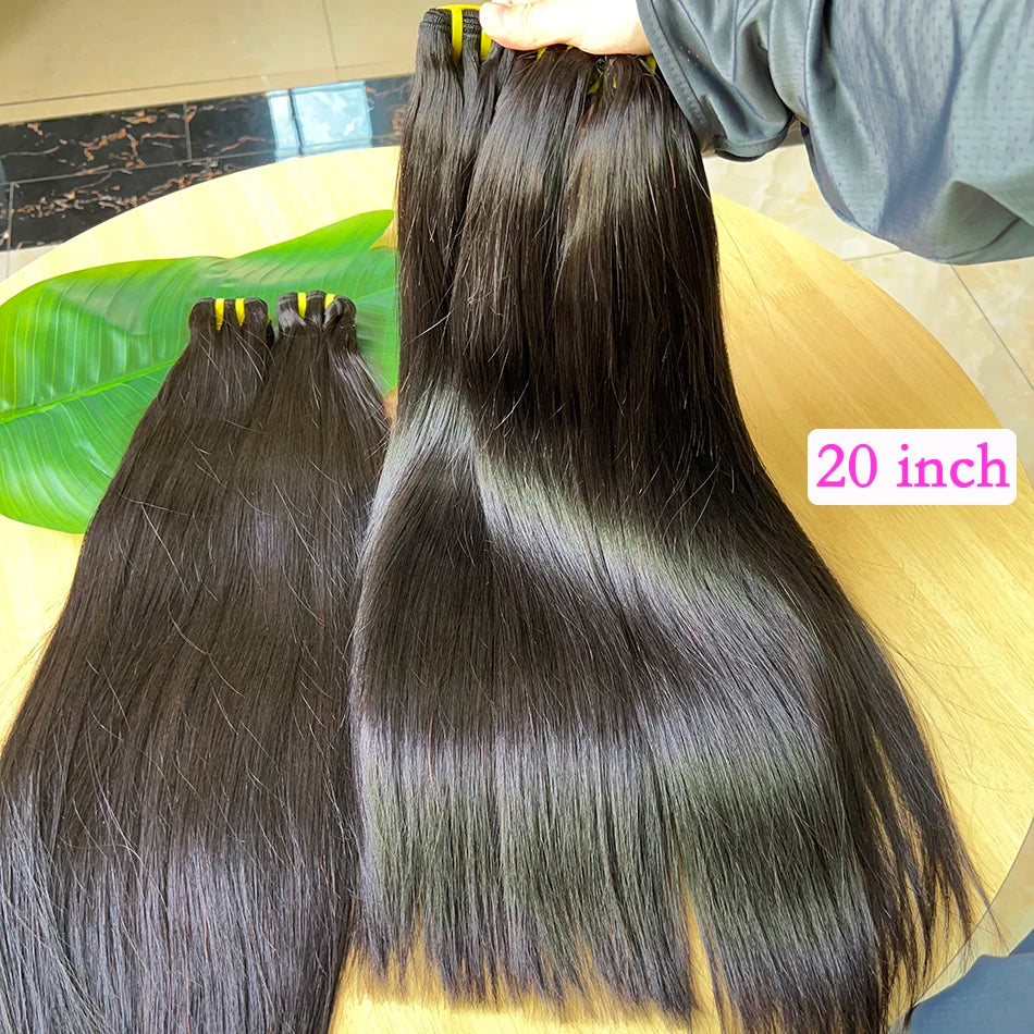 Bone Straight 100% Unprocessed Raw Virgin Human Hair Bundles