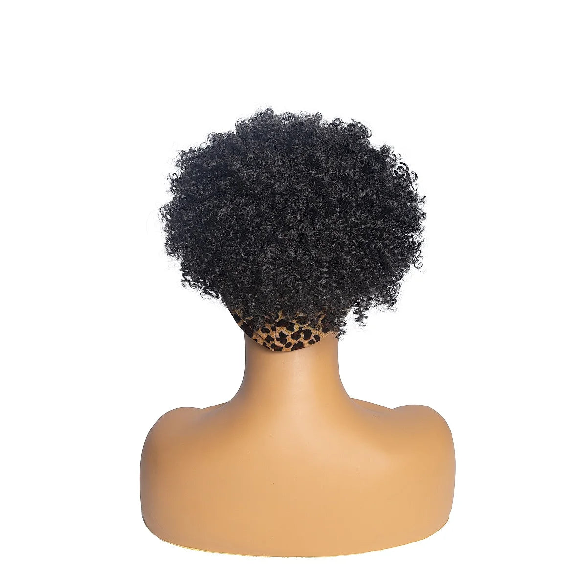 Synthetic Short Kinky Curly Headband Wigs - Various Colors Available