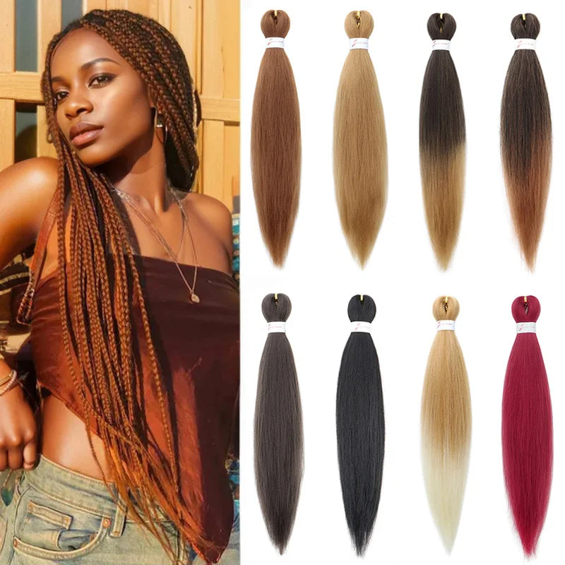 20Inch Yaki Synthetic Pre Stretched Braiding Hair
