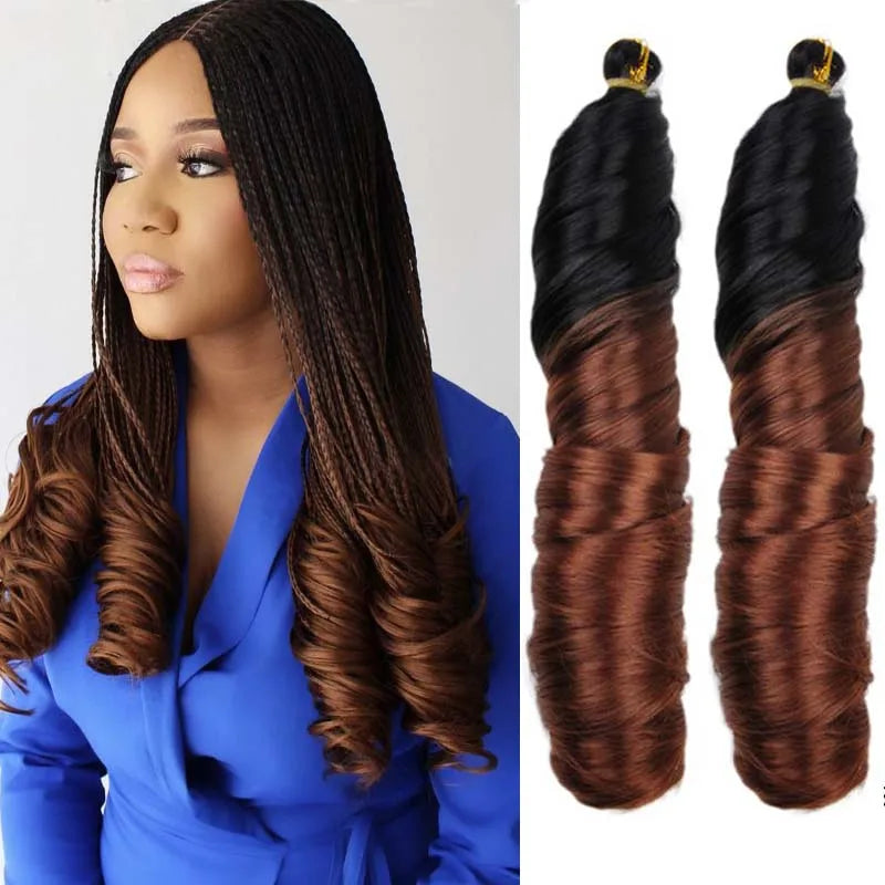 Synthetic French Spiral Curly Pre-Stretched Braiding Hair