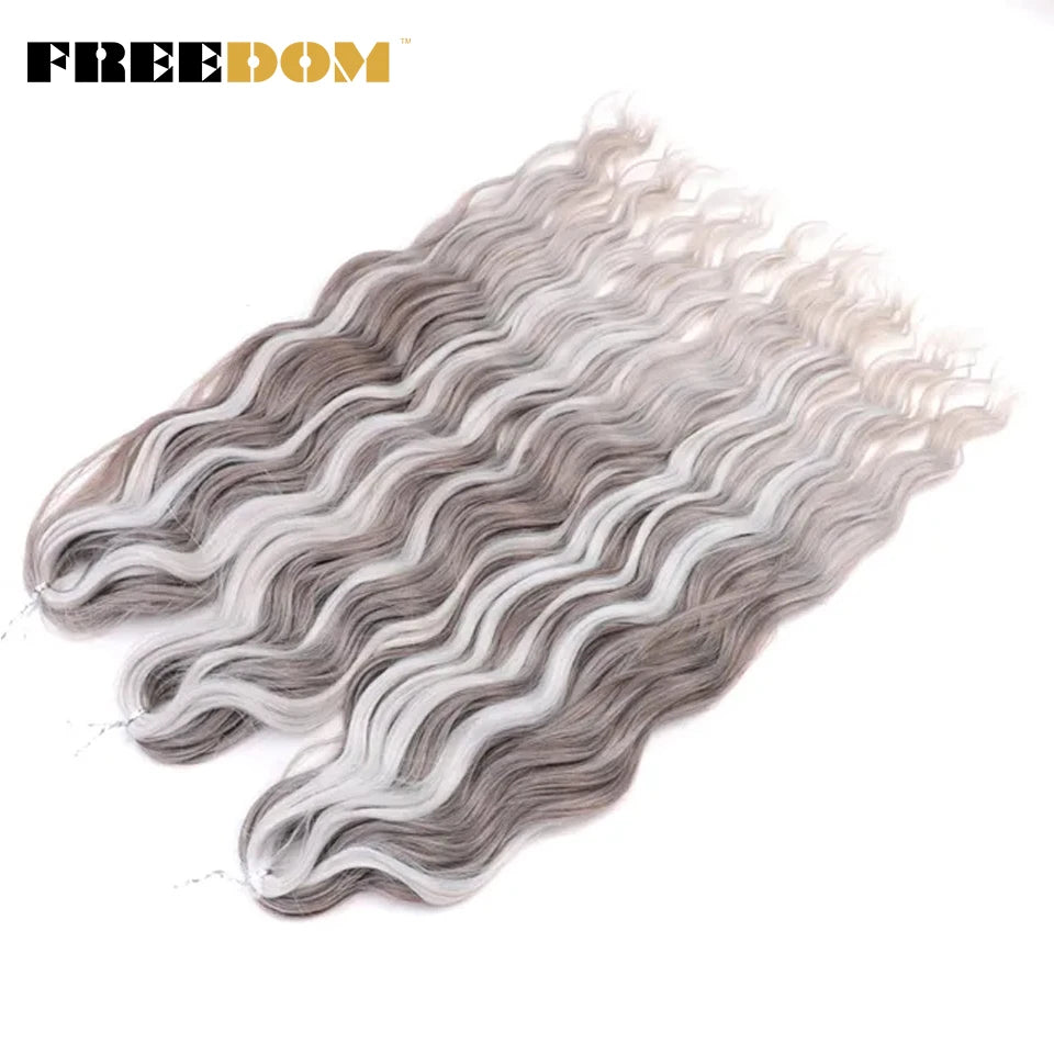 Synthetic Loose Deep Wave Crochet Hair - Various Colors Available