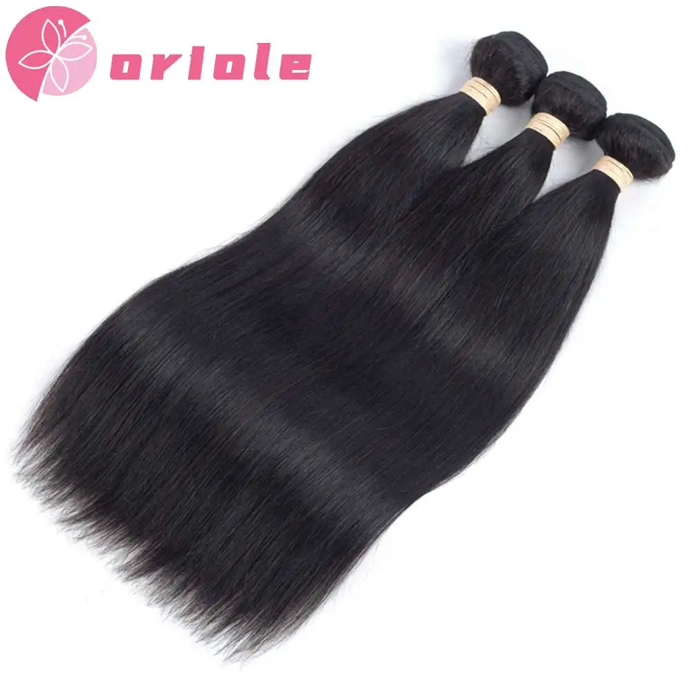 Peruvian Straight Human Hair Bundles - Natural Color