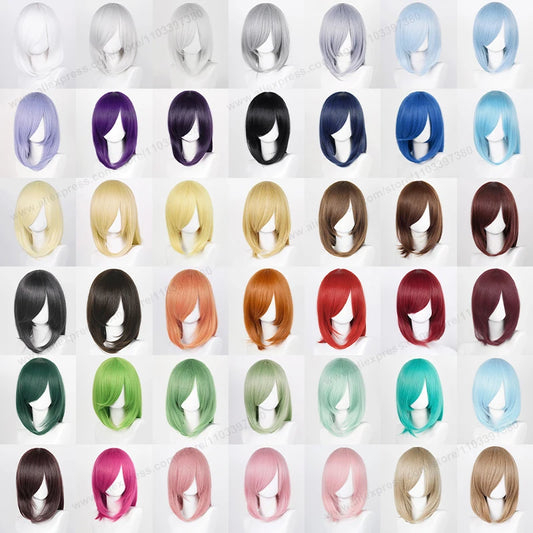 Synthetic Cosplay Wigs - Various Colors Available