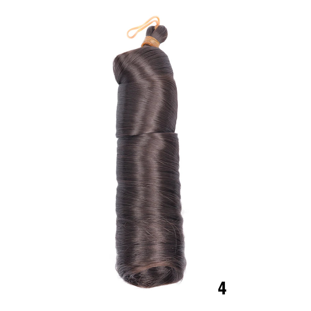 Loose French Spiral Curl Synthetic Pre-Stretched Braiding Hair