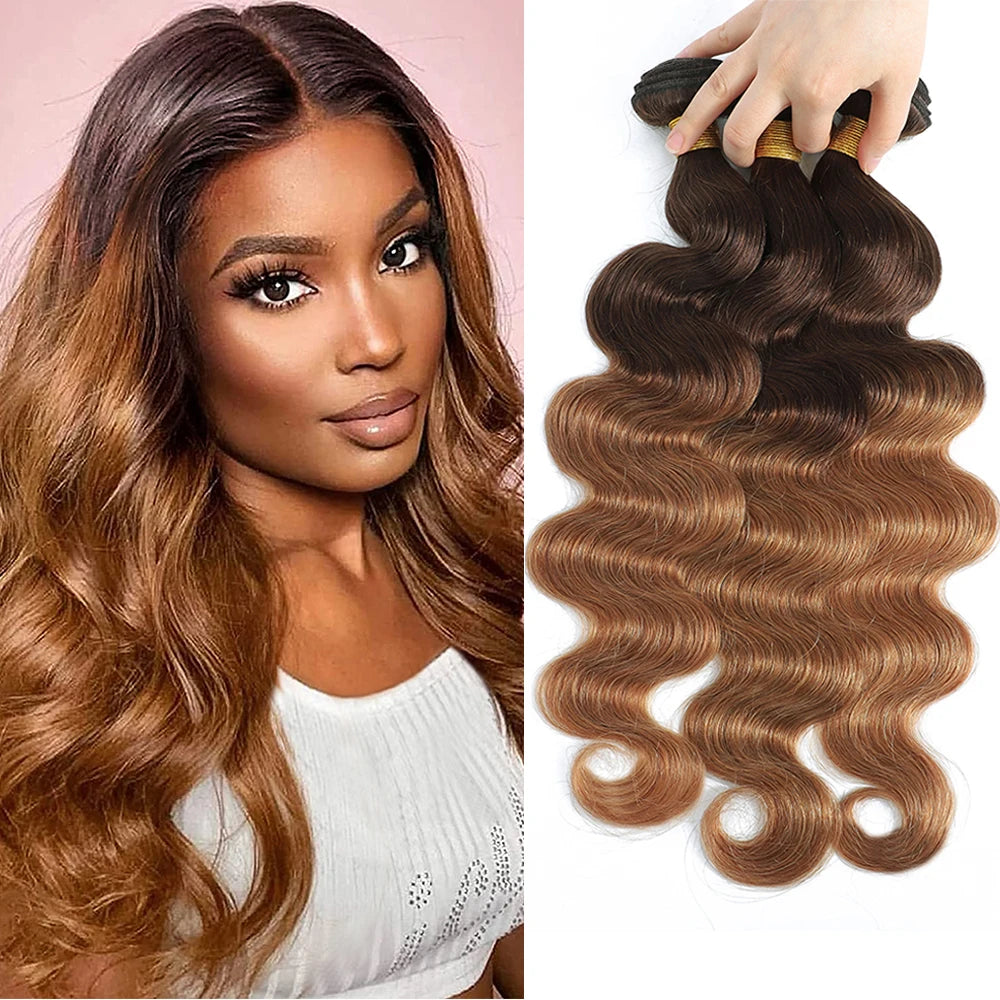 Ombre Body Wave 100% Unprocessed Virgin Brazilian Human Hair
