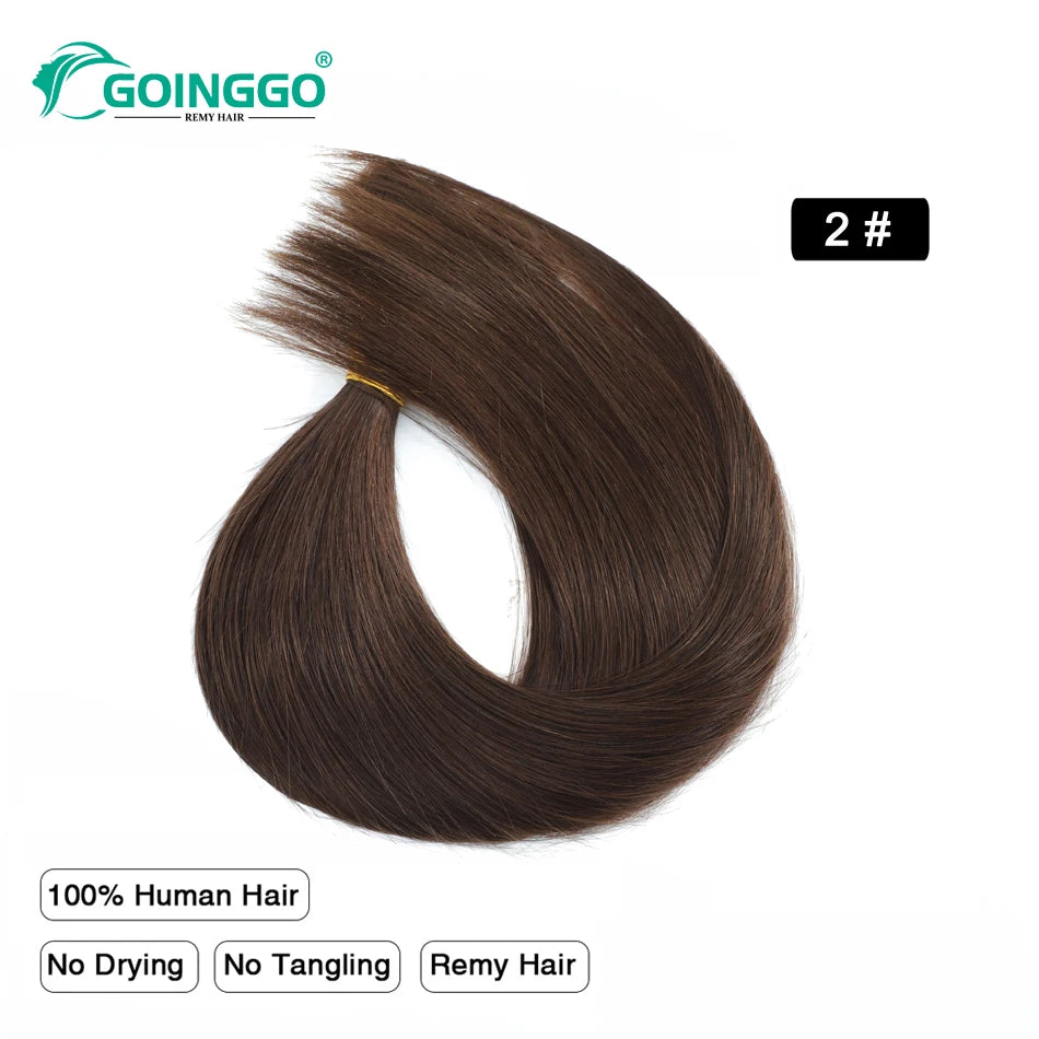 Straight V Part Human Hair Wig - Various Colors Available