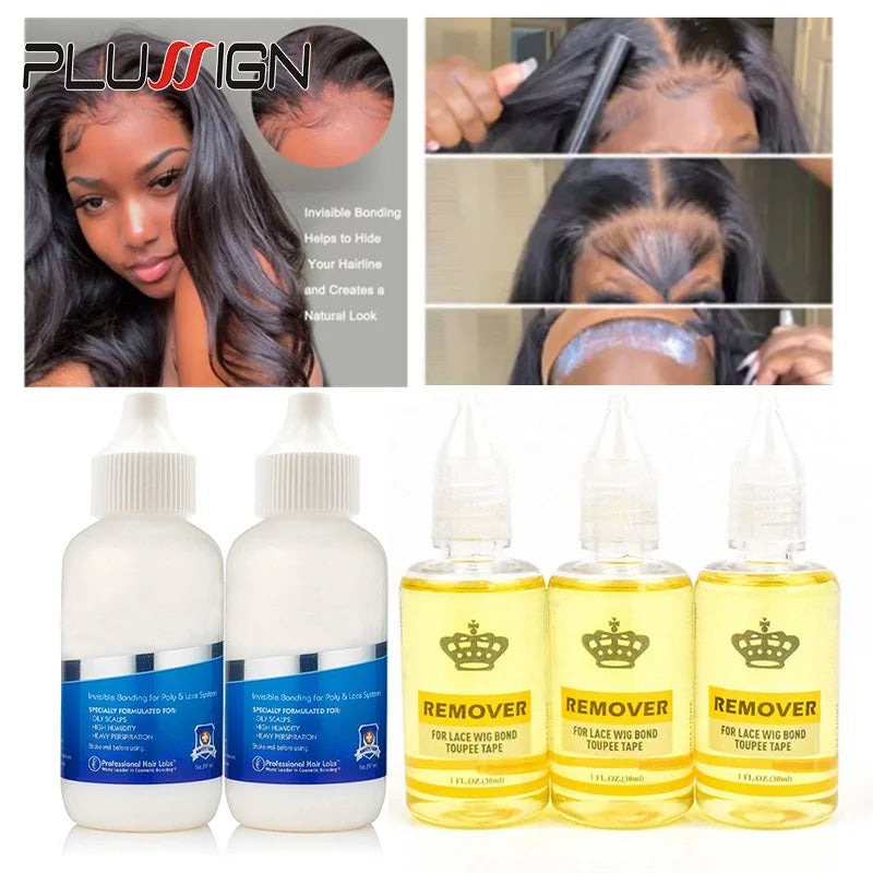30Ml Yellow Wig Glue Remover For Adhesive Tape & Glue Adhesives Remover For Wig Glue Clear Liquid Remover For Double Side Tape
