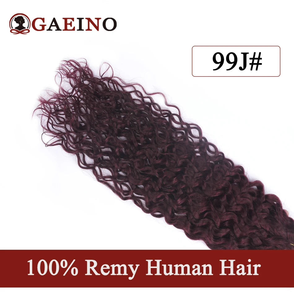 Water Wave Human Hair - Tape in Extensions, Various Colors Available