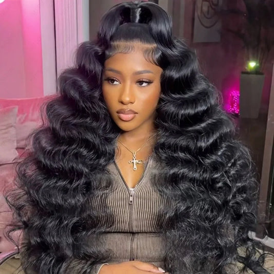 Body Wave - Pre Plucked Transparent HD Lace Frontal Human Hair Wig