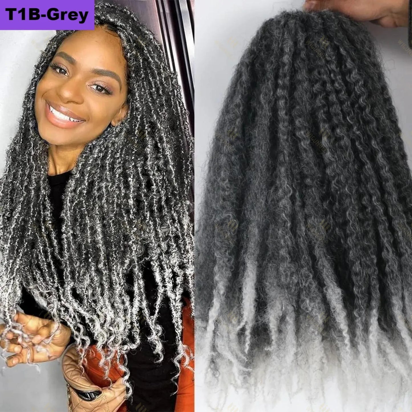 Marley Twists Synthetic Braiding/Crochet Hair - Various Colors Available